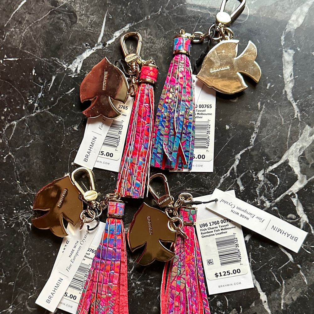 Brahmin Tassel Rainbow Fish Melbourne Charm, 3 available priced as each - Picture 6 of 6